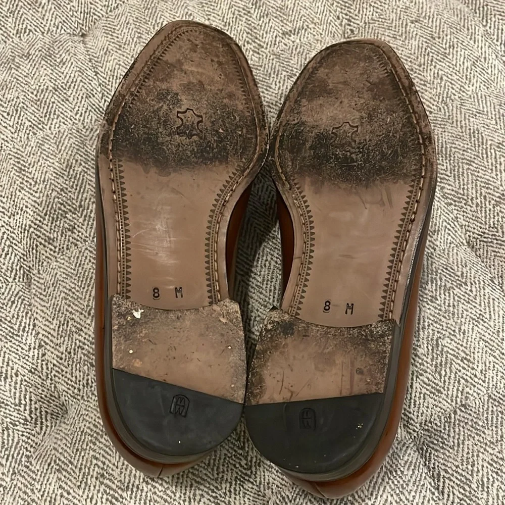 Pelle Line Shoes tassel loafers size 8 M